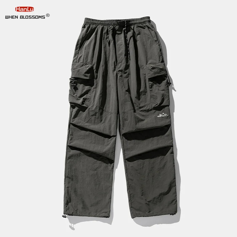 2023 Autumn New Fashion Streetwear Military Tactical Cargo Pants Men Clothing Japanese Harajuku Jogging Pants Black Joggers