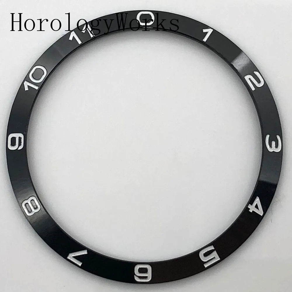 39mm Ceramic Bezel Watch Parts Fit 41mm Automatic Mechanical Watches Black Blue Green