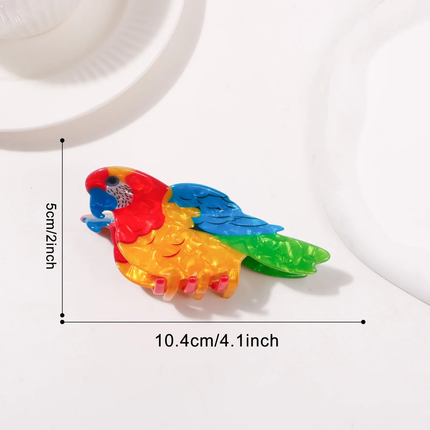 2025 NEW Cartoon Bird Series Hair Claw Colorful Hummingbird Sparrow Claw Clips Crab Hair Clips for Women Girls Hair Accessories