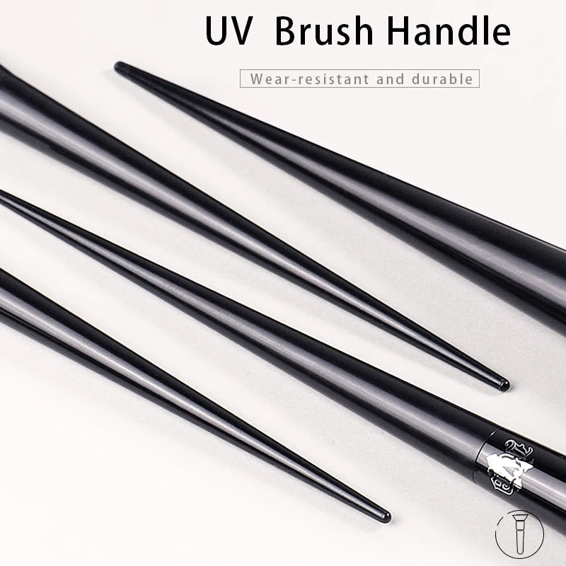 KVD Makeup Brush 10 Foundation Brush Soft Fiber Hair Elegant Black Handle Brand Makeup Brushes for Woman