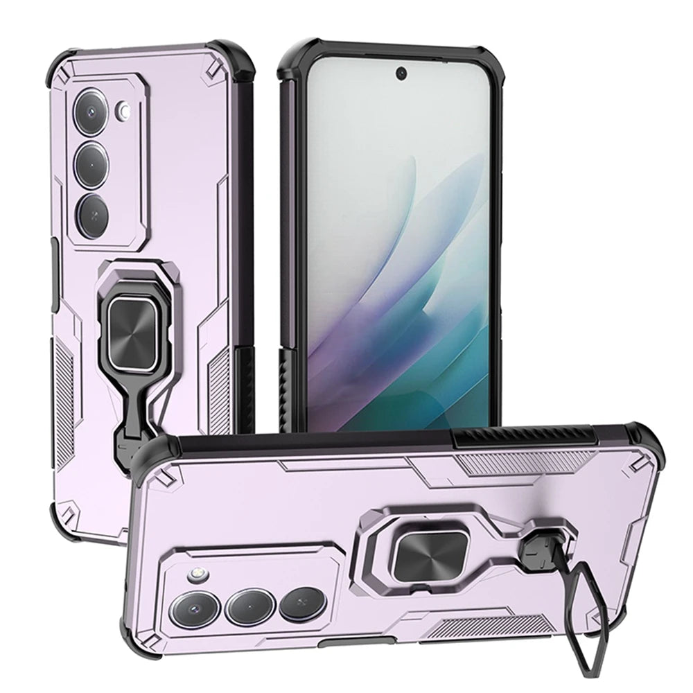 For Xiaomi Redmi 15 5G 169mm Case Magnetic Holder Ring Armor Shockproof Cover for Redmi15 Redmy 15 5G Camera Protect Funda