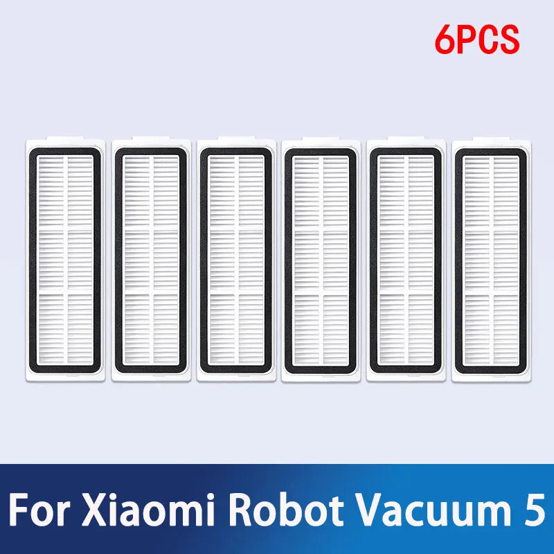 For Xiaomi Robot Vacuum 5 / OV31GL Cleaner Accessories Main Side Brush Mop Cloth HEPA Filter Dust Bag Replacement Spare Parts