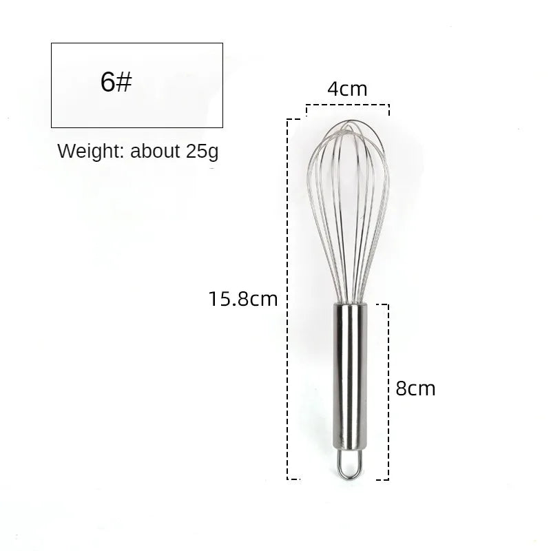 6/8/10/12 Inch Stainless Steel Egg Whisk Balloon Wire Hand Mixer for Baking Cooking Cream Butter Milk Dough kitchen gadgets
