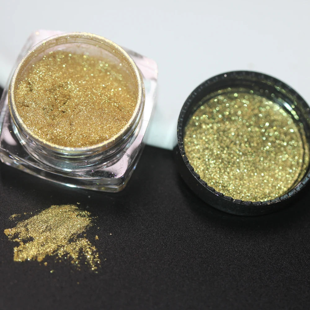 100colors Cosmetic Diamond Highlighter Pigment Eyes Loose Powder Makeup Pearlescent Shiny Eyeshadow Lipgloss Resin Craft DIY