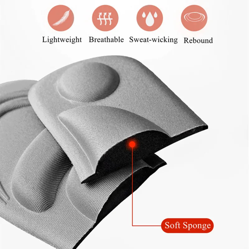 4D Memory Foam Sport Insoles Plantar Fasciitis Arch Support Shoe Inserts Sneakers Cushioning Anti-slip Template Insole Men Women