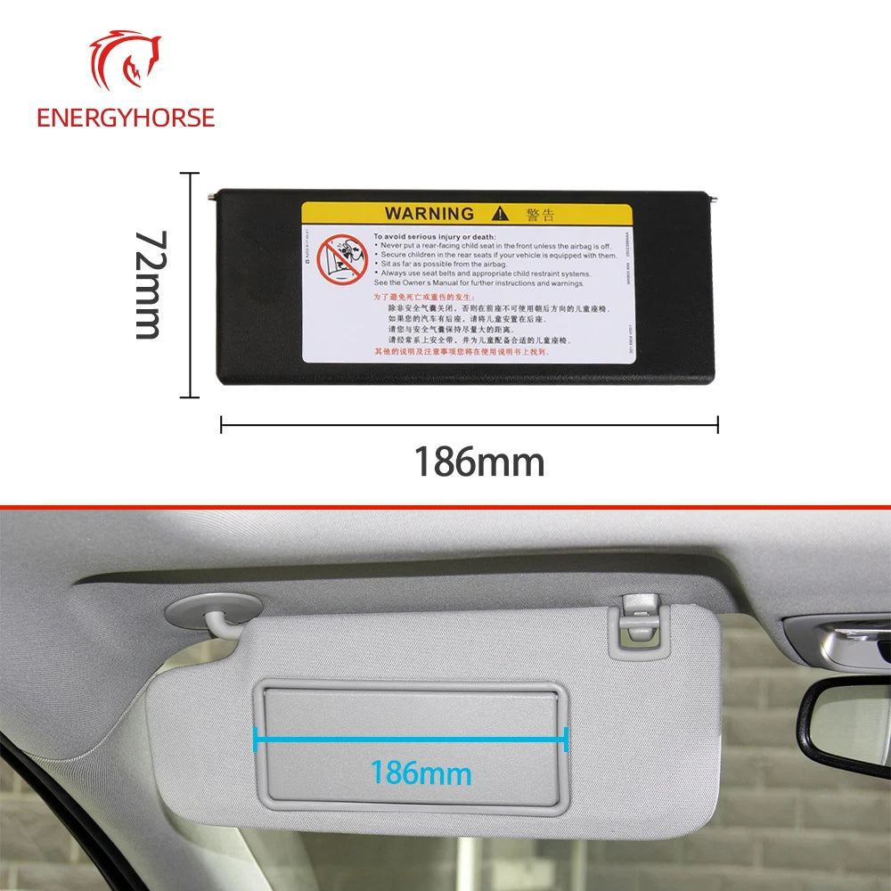 Car Interior Mirror Makeup Mirror Auto Sun Shade Visor Mirror Cover For Buick Regal Lacrosse ENVISION Verano Excelle MALIBU