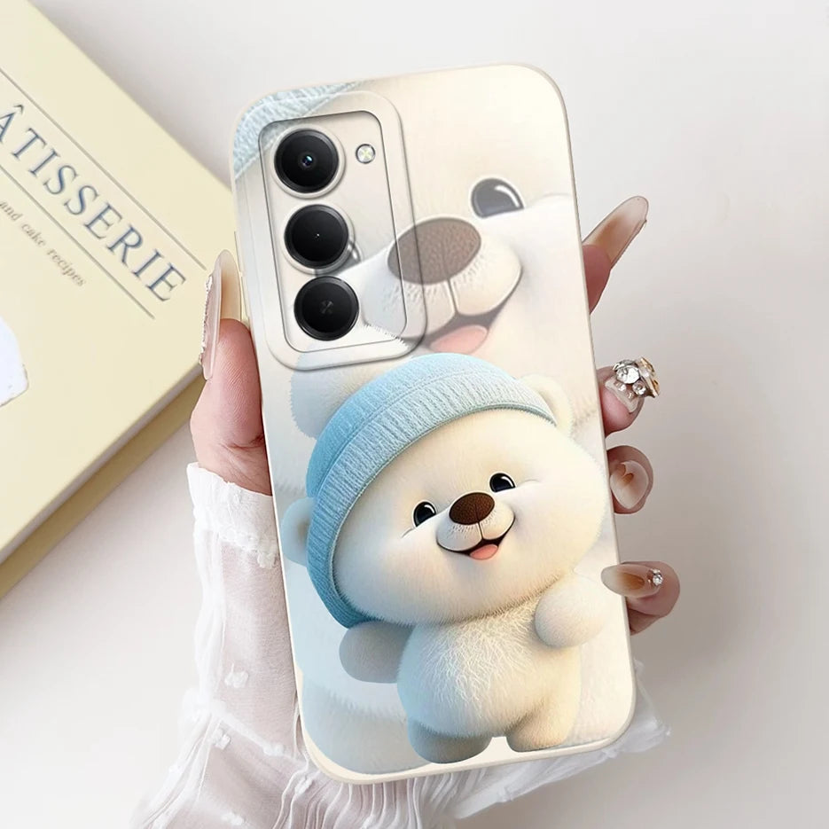For Xiaomi Redmi 15 4G 5G Case Cute Panda Rabbit Cartoon Cover Shockproof Phone Case For Xiaomi Redmi 15 5G Redmi15 4G Soft Bags