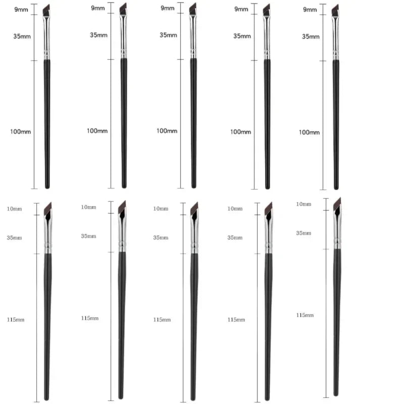 1/2/4/6/8/10/16Pcs Upgrade Blade Eyeliner Brush Ultra Thin Fine Angle Flat Eyebrow Brush Liner Brow Place Makeup Brush