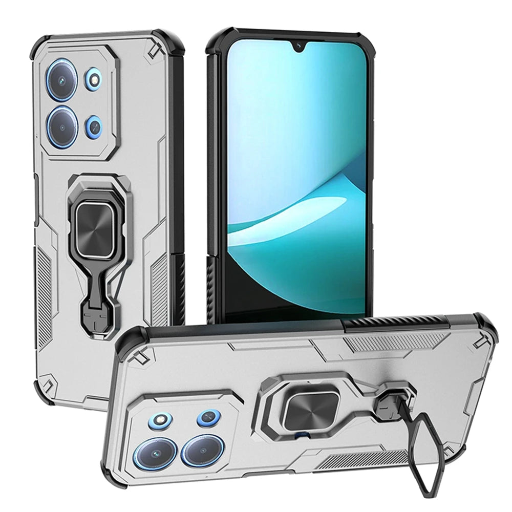 For Xiaomi Redmi 15C 4G 171mm Case Shockproof Armor Magnetic Holder Ring Stand Lens Protect Funda For Redmi15C Redmy 15C 15 C 4G