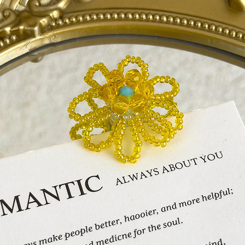 Crystal Handcrafted Beaded Jelly Shoes Shoes Buckles Sandals Accessory DIY Decorative Shoe Flower Slippers Jewelry Accessories