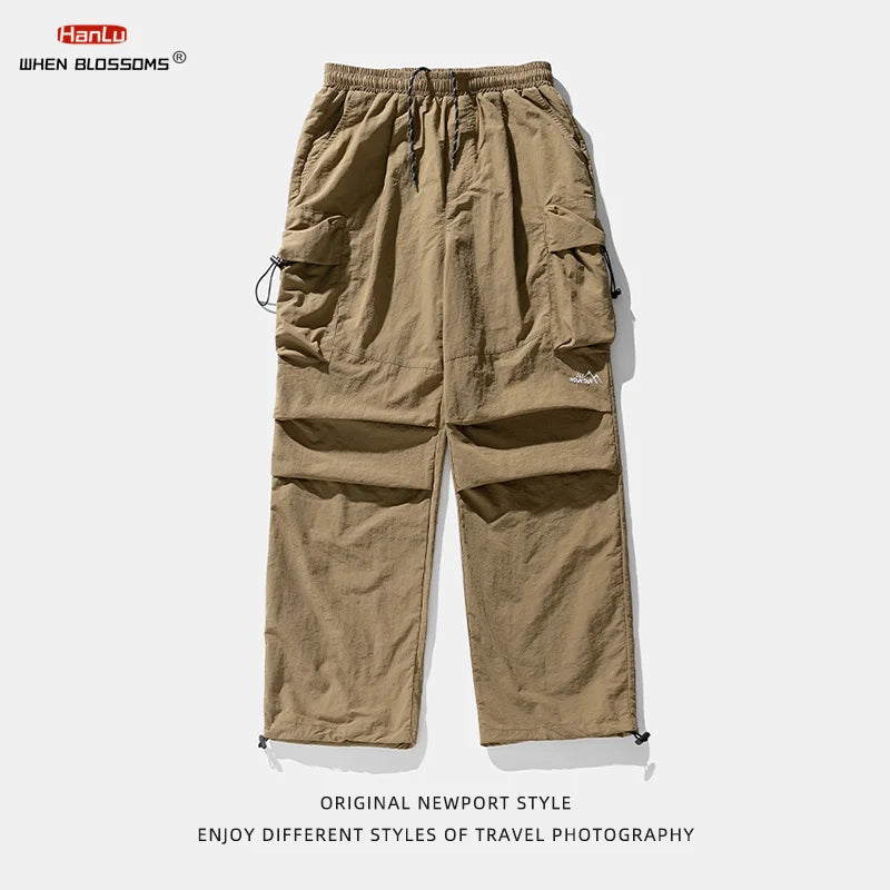 2023 Autumn New Fashion Streetwear Military Tactical Cargo Pants Men Clothing Japanese Harajuku Jogging Pants Black Joggers