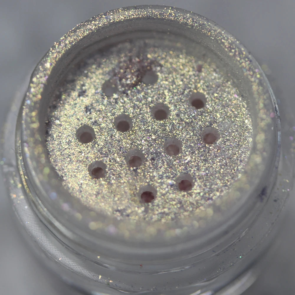 Cosmetic Beautiful Multichrome Loose Face Sparkly Diamond Pigment Powder Dust Safe for Eyeshadow Makeup Body Lipgloss Nail Art