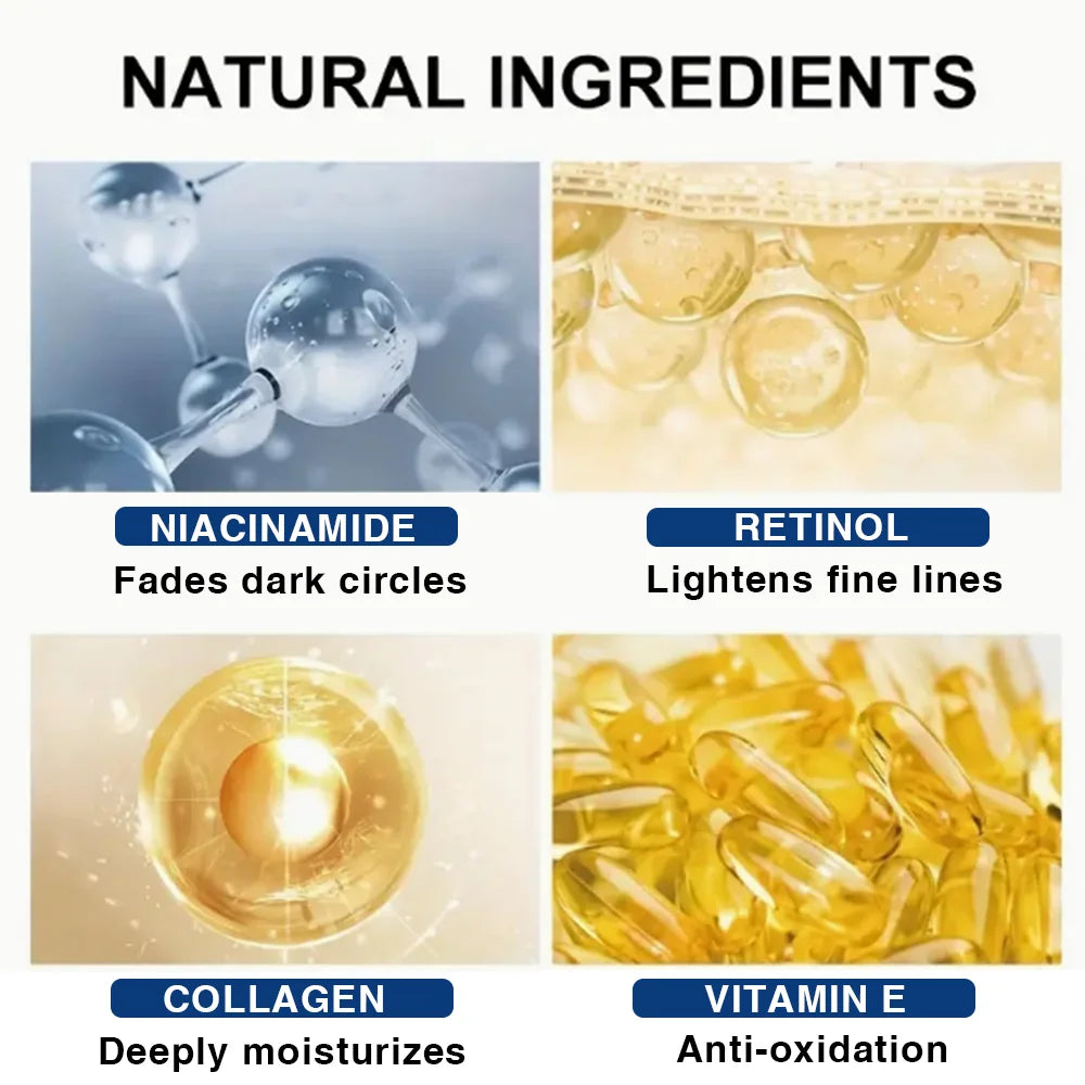 YOUNGCOME Collagen Retinol Hyaluronic Acid Facial Cream Anti Aging Firming Lifting Fade Fine Lines Whitening Moisturizing