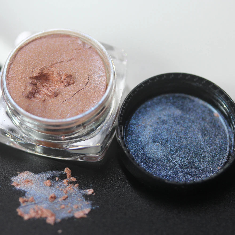 100colors Cosmetic Diamond Highlighter Pigment Eyes Loose Powder Makeup Pearlescent Shiny Eyeshadow Lipgloss Resin Craft DIY