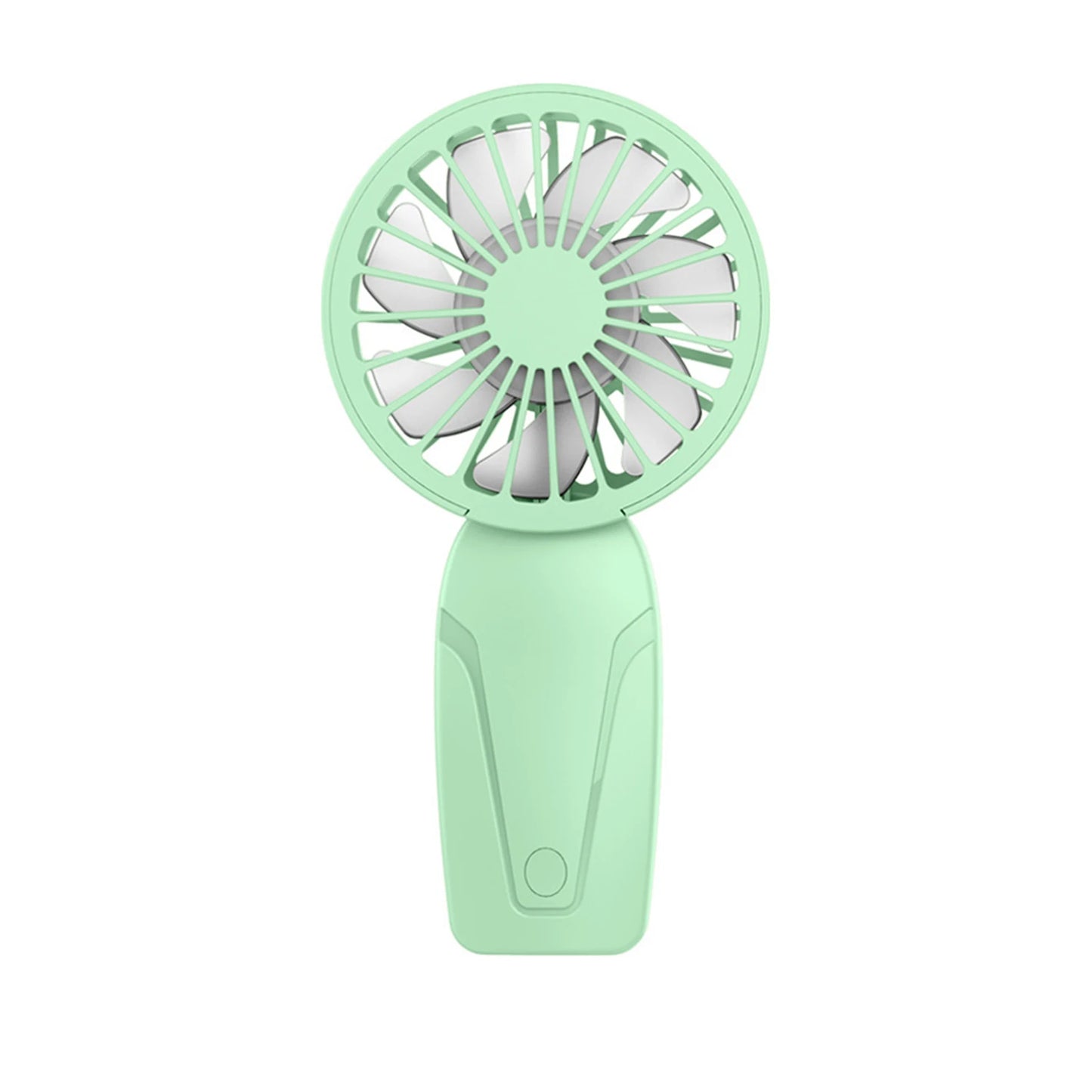 Portable Handheld Mini Fan, USB Rechargeable Small Pocket Fan for On-The-Go, Cute ABS Lightweight Design, Personal Cooling