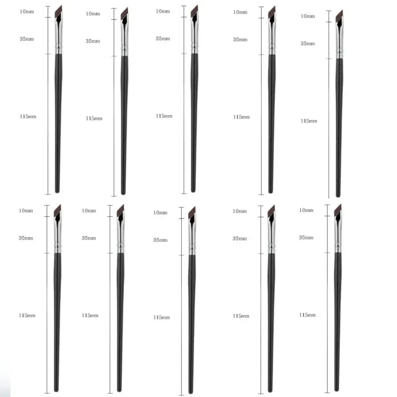 1/2/4/6/8/10/16Pcs Upgrade Blade Eyeliner Brush Ultra Thin Fine Angle Flat Eyebrow Brush Liner Brow Place Makeup Brush