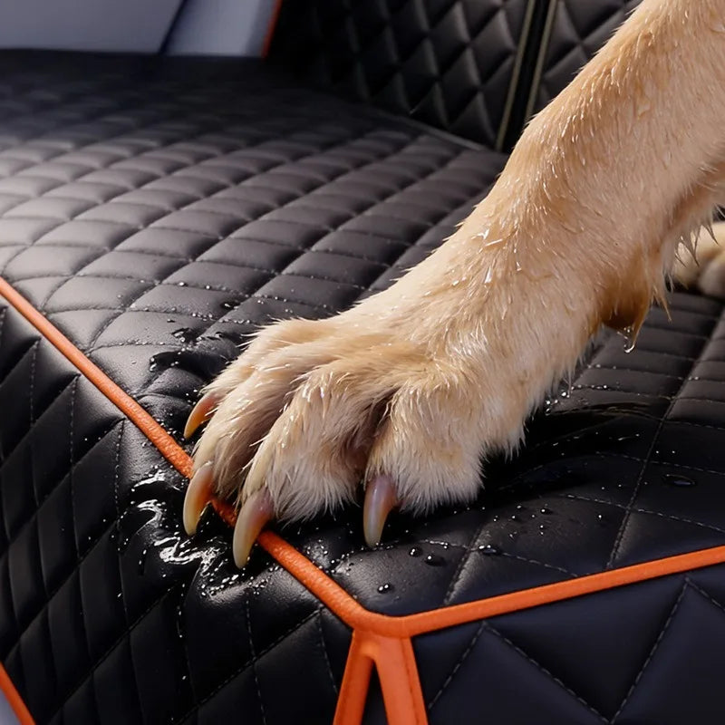 Waterproof Scratch Resistant Dog Car Seat Cover Hammock Protector for Pet Travel Rear Seat Bench Auto Accessories Cat Bed
