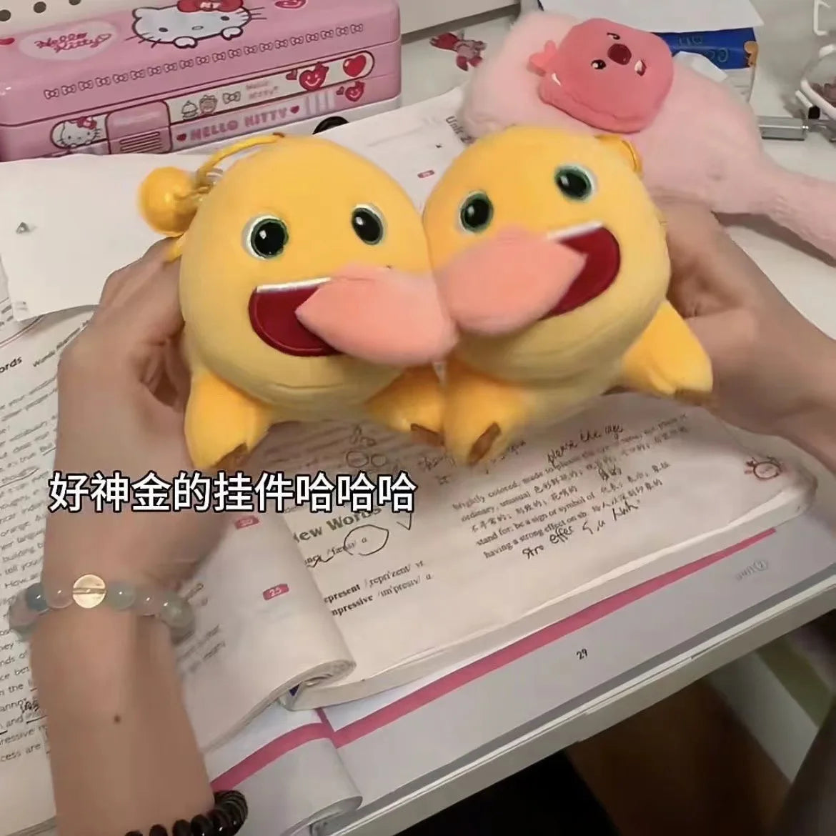 Stuffed Plush Animals Dinosaur Toys Magnetic Suction Big Tongue Fun Pendant Key Bag Lovers Doll Cute Plush Toys Children Gifts