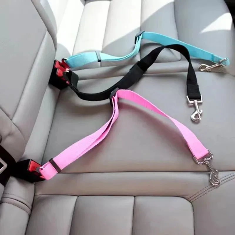 1pc Pet Cat Dog Car Seat Belt Suitable for Universal Safety Buckle Adjustable Safety Rope Dog Car Seat Belts Dog Accessoires