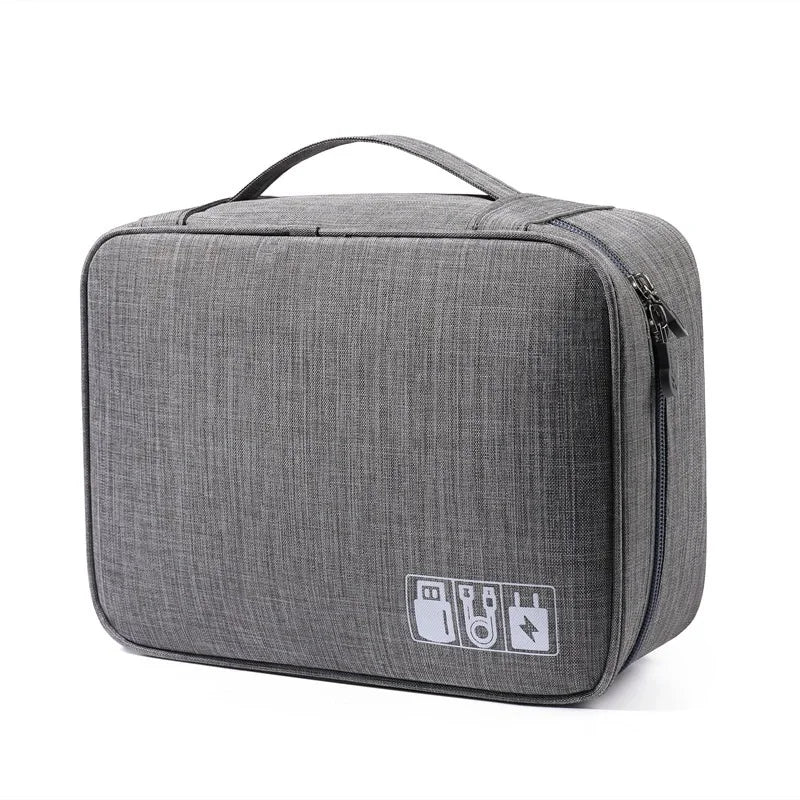 Cable Storage Bag Digital Electronic Organizer Portable USB Data Line Charger Plug Storage Bag Waterproof Travel Cable Organizer