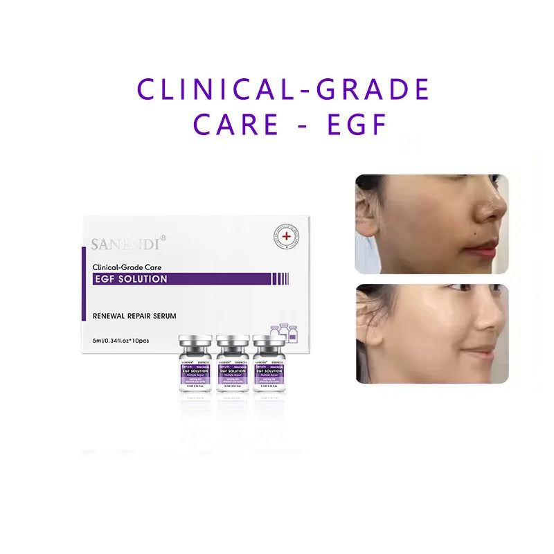 Hyaluronic Serum for Face10 pcs Lot for Moisturizing Hyaluron Acid Vitamain C Six Peptide EGF VC Facial SNAIL EXTRACT Skin Care