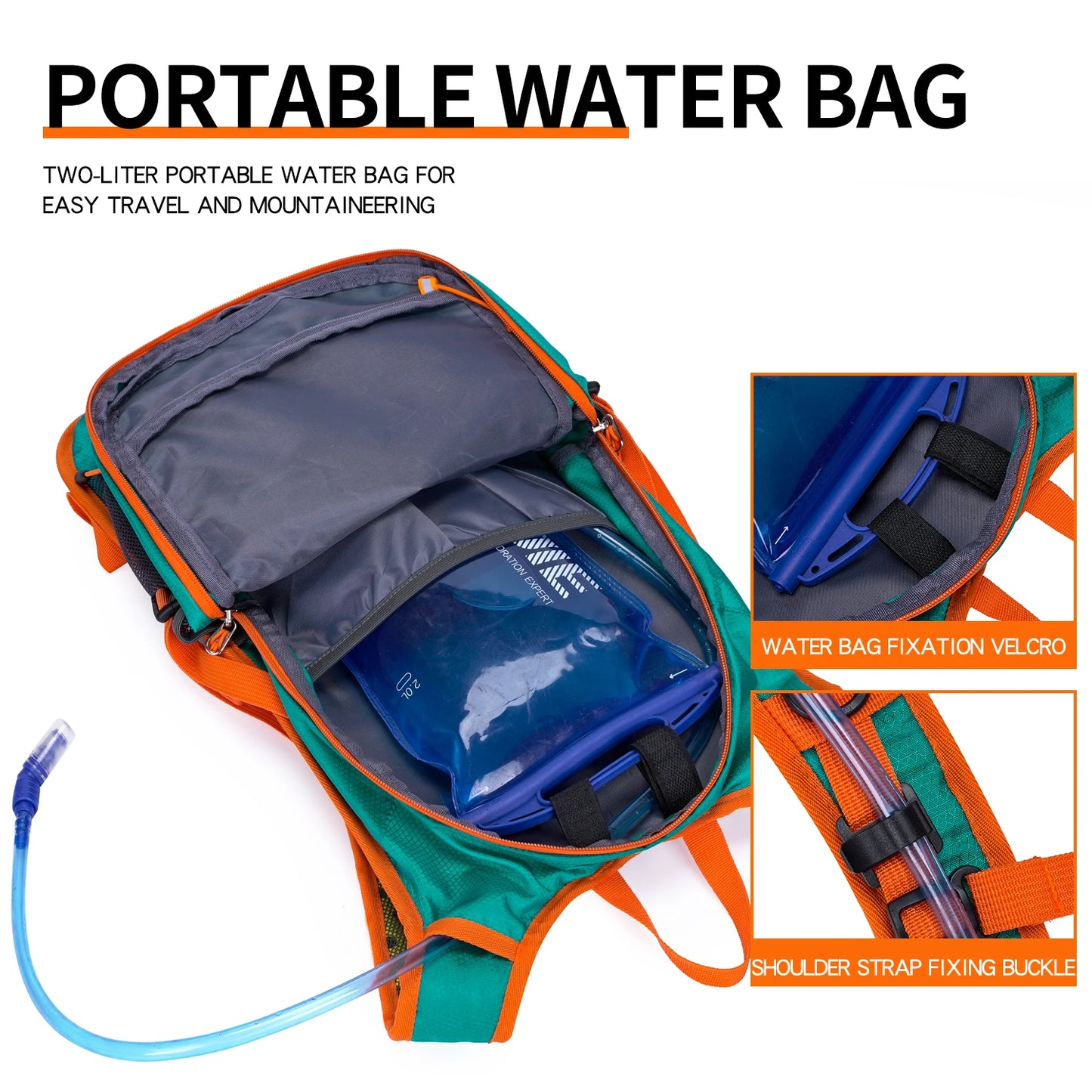 10L Cycling Bag Mountaineering Hiking Climbing Sport Riding Hydration Shoulder MTB Backpack Bike Motorcycle Travel Equipment