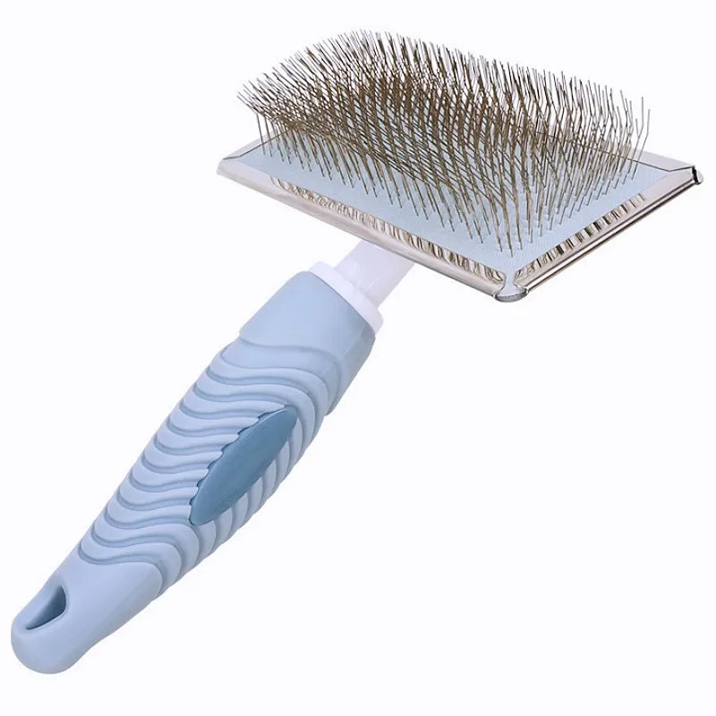 Dog Comb Massage Dogs Brush Long Teeth Cat Comb Pet Hair Remover Dog Grooming Brush Stainless Steel Combs for Dogs Hair Cleaning