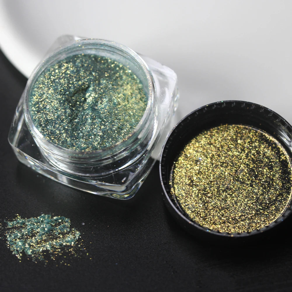 100colors Cosmetic Diamond Highlighter Pigment Eyes Loose Powder Makeup Pearlescent Shiny Eyeshadow Lipgloss Resin Craft DIY