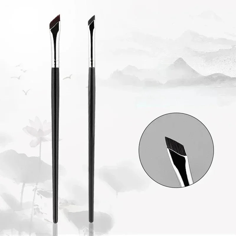 1/2/4/6/8/10/16Pcs Upgrade Blade Eyeliner Brush Ultra Thin Fine Angle Flat Eyebrow Brush Liner Brow Place Makeup Brush