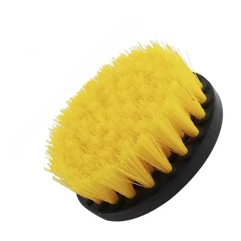 Electric Scrubber Brush Drill Attachment Kit Power Cleaning Brushes For Carpet Glass Auto Tires Nylon Bristle Heads 2 3.5 4 Inch