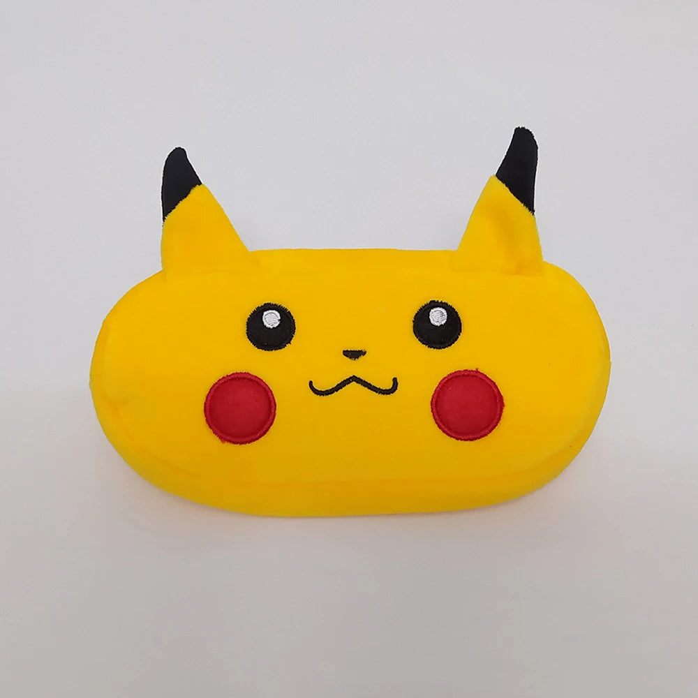 New Pokemon Anime Pikachu Pencil Case Cute Plush Pencil Boxes for Girls Makeup Bag Student School Stationery Supplies Kids Toys