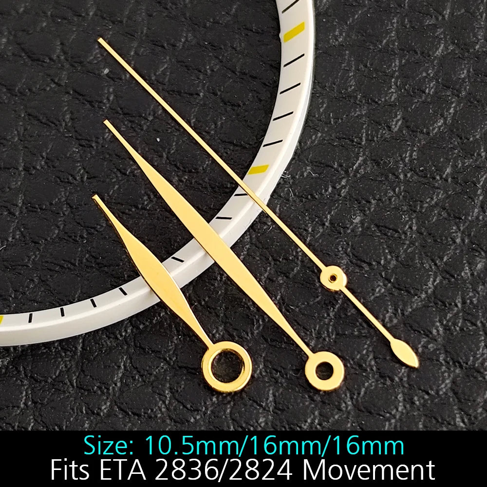 High Quality ETA-Series Hands Green Super Luminous Fits ETA 2824 2892 2836 2834 Movement Watch Accessories Watches For Men