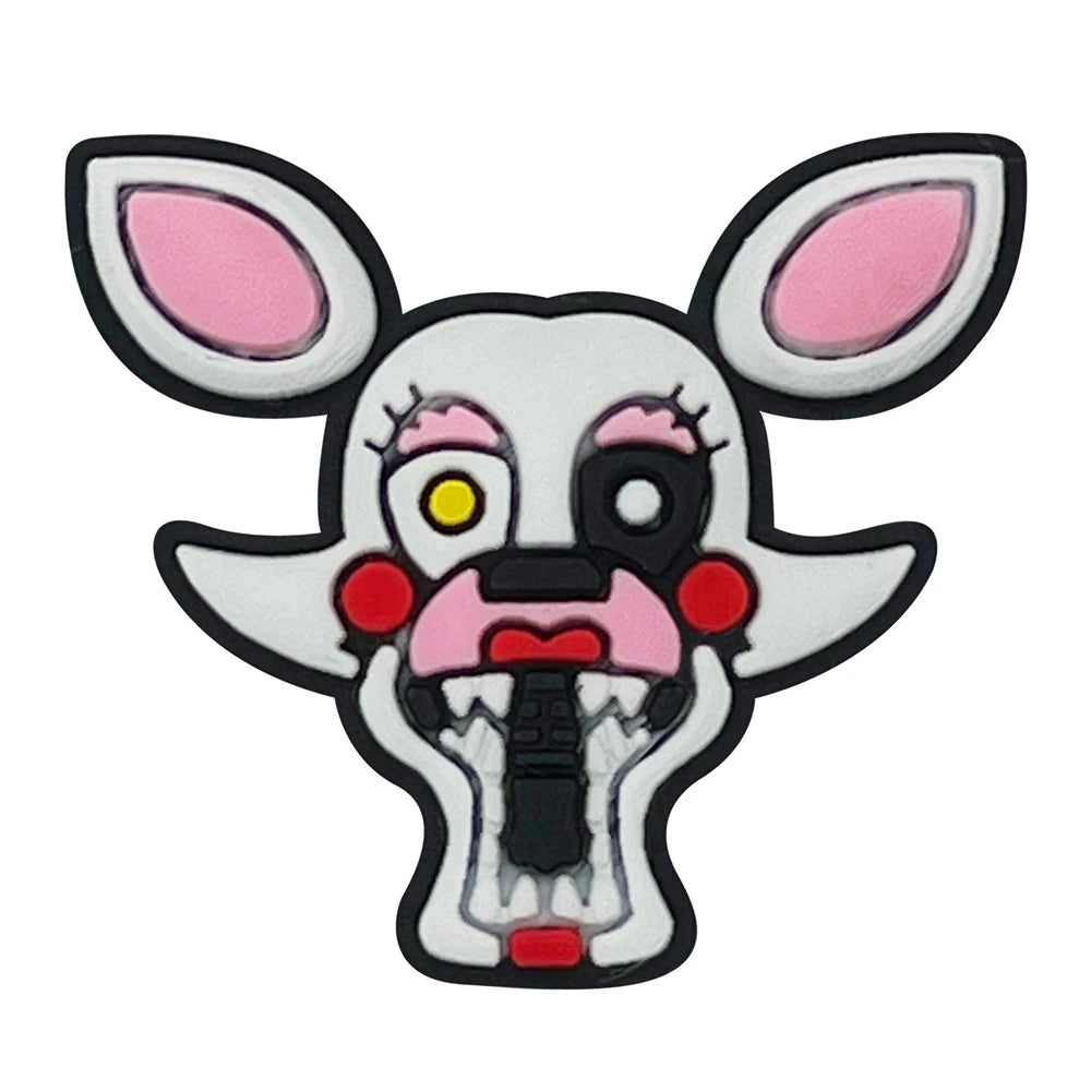 1-24pcs Cartoon Shoe Charms shoes Accessories Decorations for Crocs,Clog Sandals Wristband Buckle Women Paryt Favor Gifts