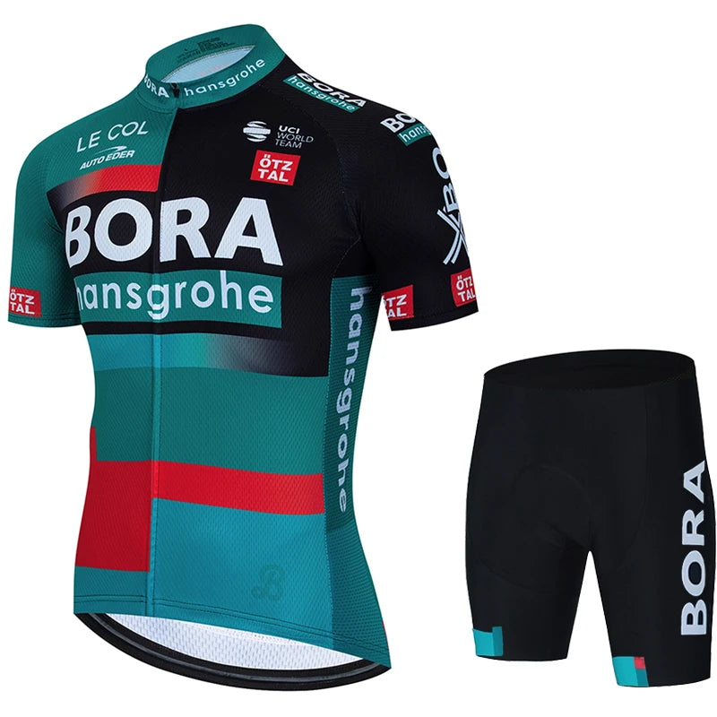 Jersey Sets Cycling Clothing Men 2026 Mtb Male Uniform UCI BORA Man Maillot Men's Shorts Set Mallot Summer Bike Clothes Suit Bib