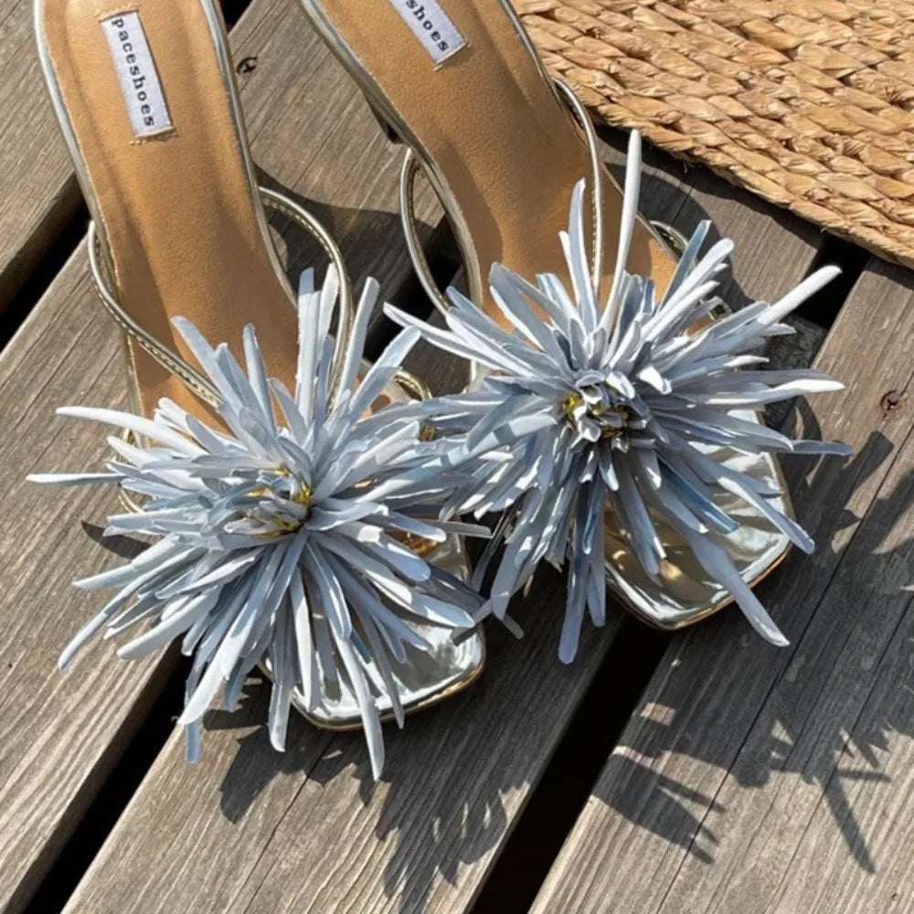 1Pair Thai Fairy Butterfly Flower Shoe Buckles Phalaenopsis Shoe Flower Sandals Sweet Butterfly Orchid Shoe Accessory Shoe Clips