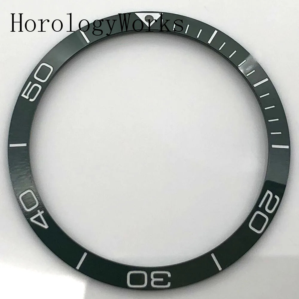 39mm Ceramic Bezel Watch Parts Fit 41mm Automatic Mechanical Watches Black Blue Green