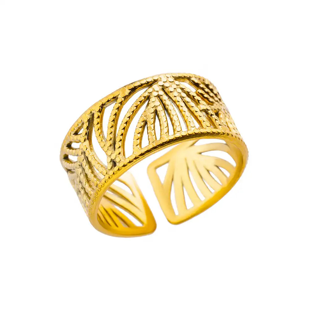 40 Style Rings for Women Stainless Steel Rings Classic Gold Color Adjustable Rings Wedding Aesthetic Jewelry Gift Free Shipping