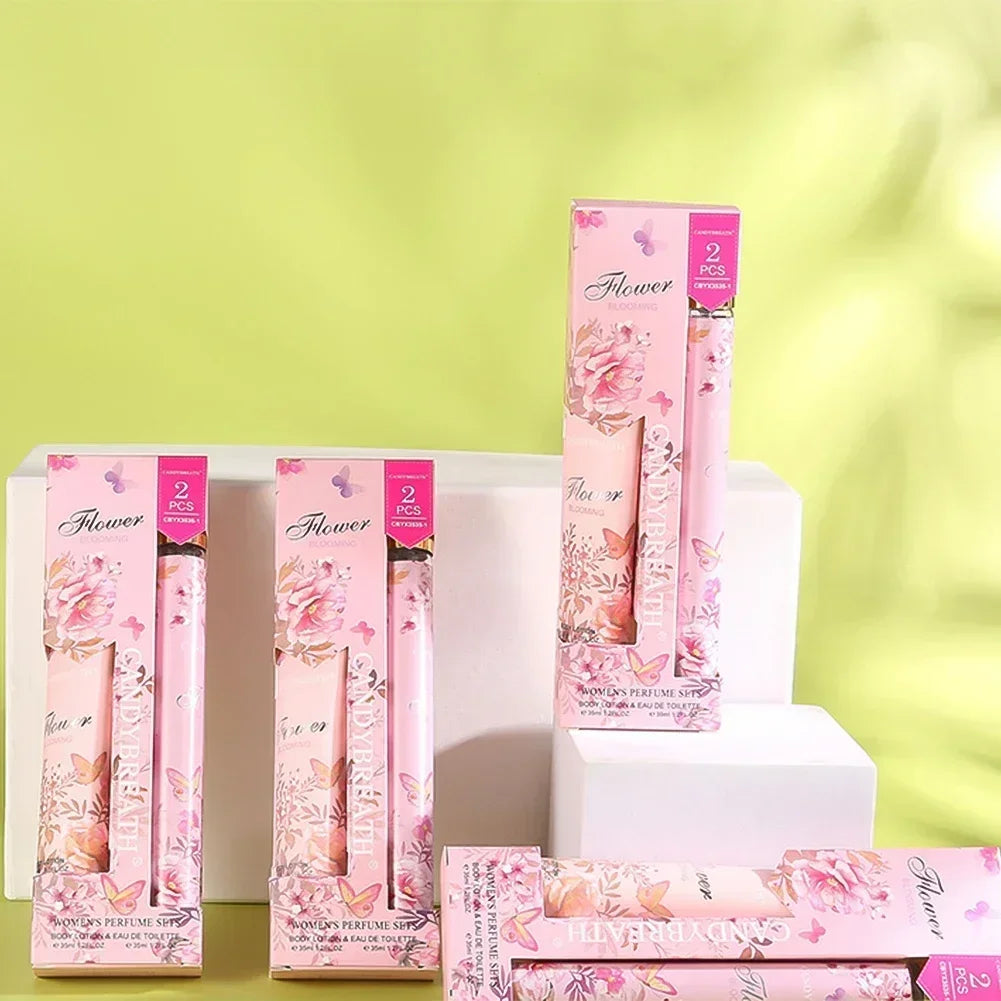 Perfume Gift Set Lasting Fragrance Body Spray Body Lotion and Perfume Gift Women Fragrances