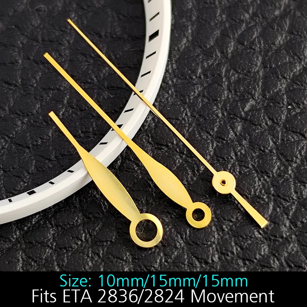 High Quality ETA-Series Hands Green Super Luminous Fits ETA 2824 2892 2836 2834 Movement Watch Accessories Watches For Men