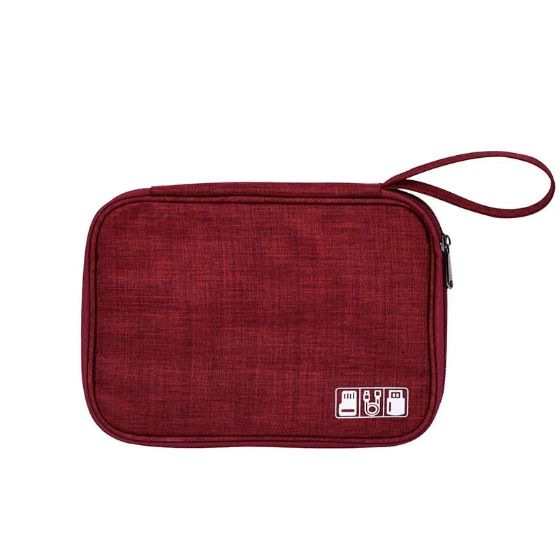 Cable Storage Bag Digital Electronic Organizer Portable USB Data Line Charger Plug Storage Bag Waterproof Travel Cable Organizer
