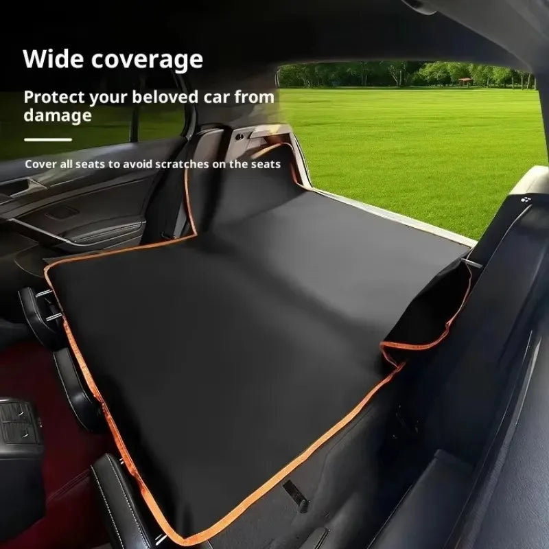 SUV Cargo Liner - Waterproof Trunk Seat Cover for Back Cargo Area Universal Fit Waterproof 600D Oxford Cloth Dog Car Seat Cover