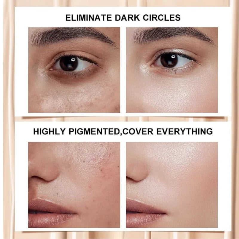 Wholesale FOCALLURE Waterproof Full Coverage Concealer Cream Oil-control Moisturizing Lightweight Foundation Makeup Cosmetics