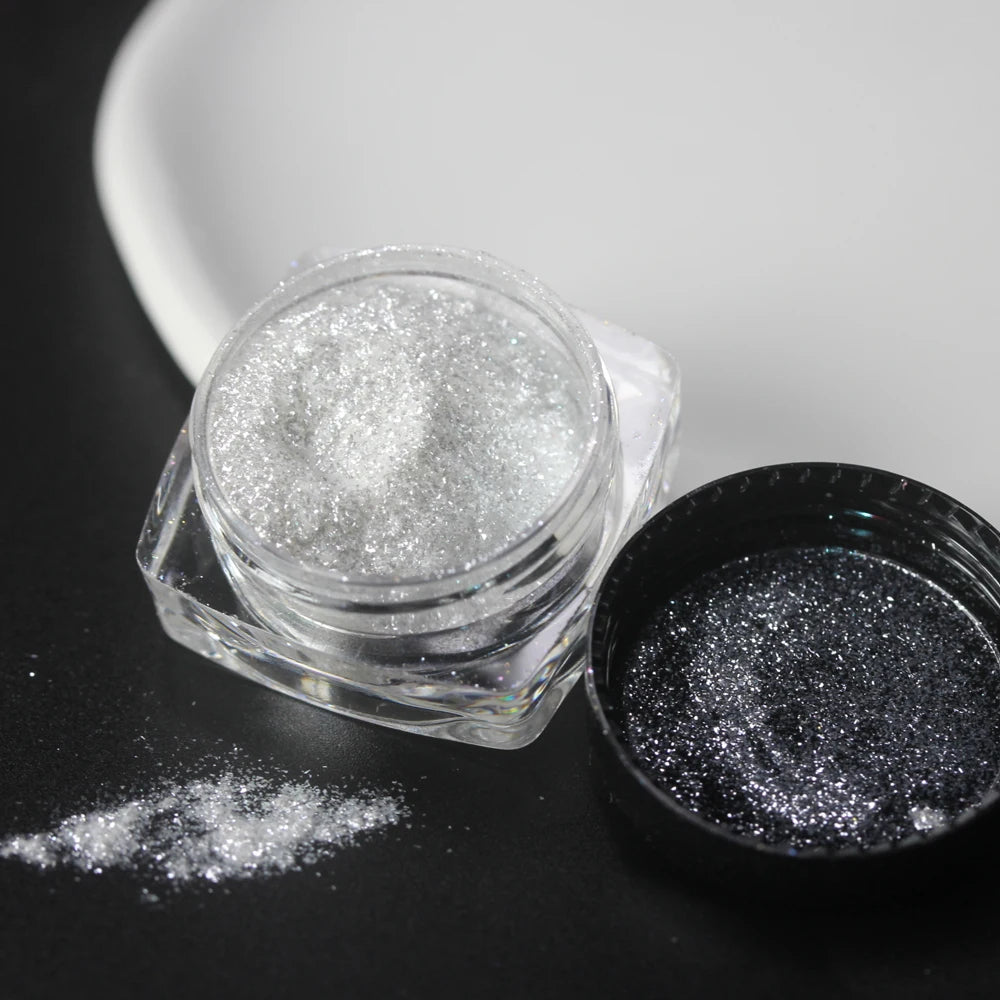 100colors Cosmetic Diamond Highlighter Pigment Eyes Loose Powder Makeup Pearlescent Shiny Eyeshadow Lipgloss Resin Craft DIY