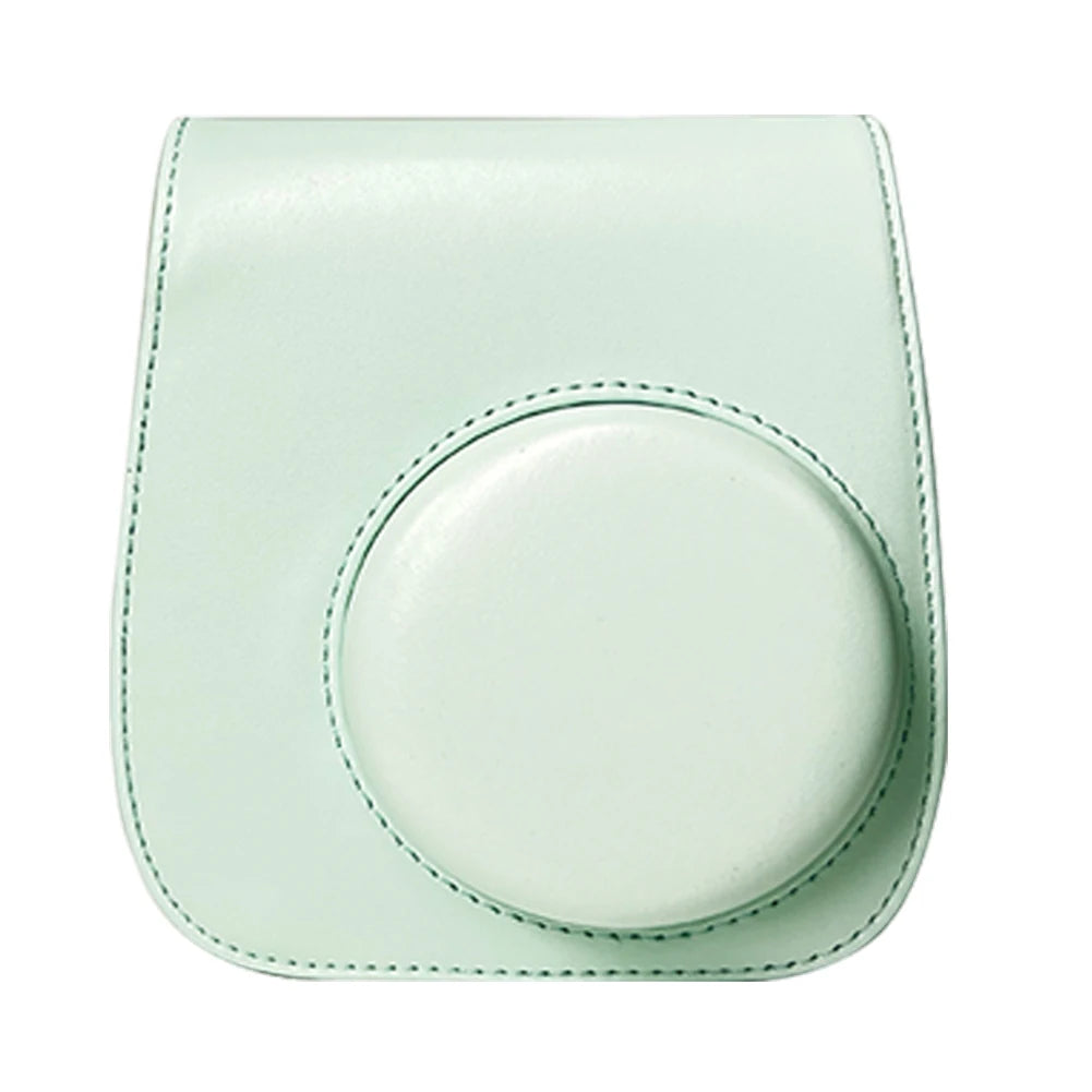 Retro Instant Camera Protective Case Camera Shoulder Bag PU Leather Lightweight Accessories for Fujifilm Instax Mini 12/11/9/8
