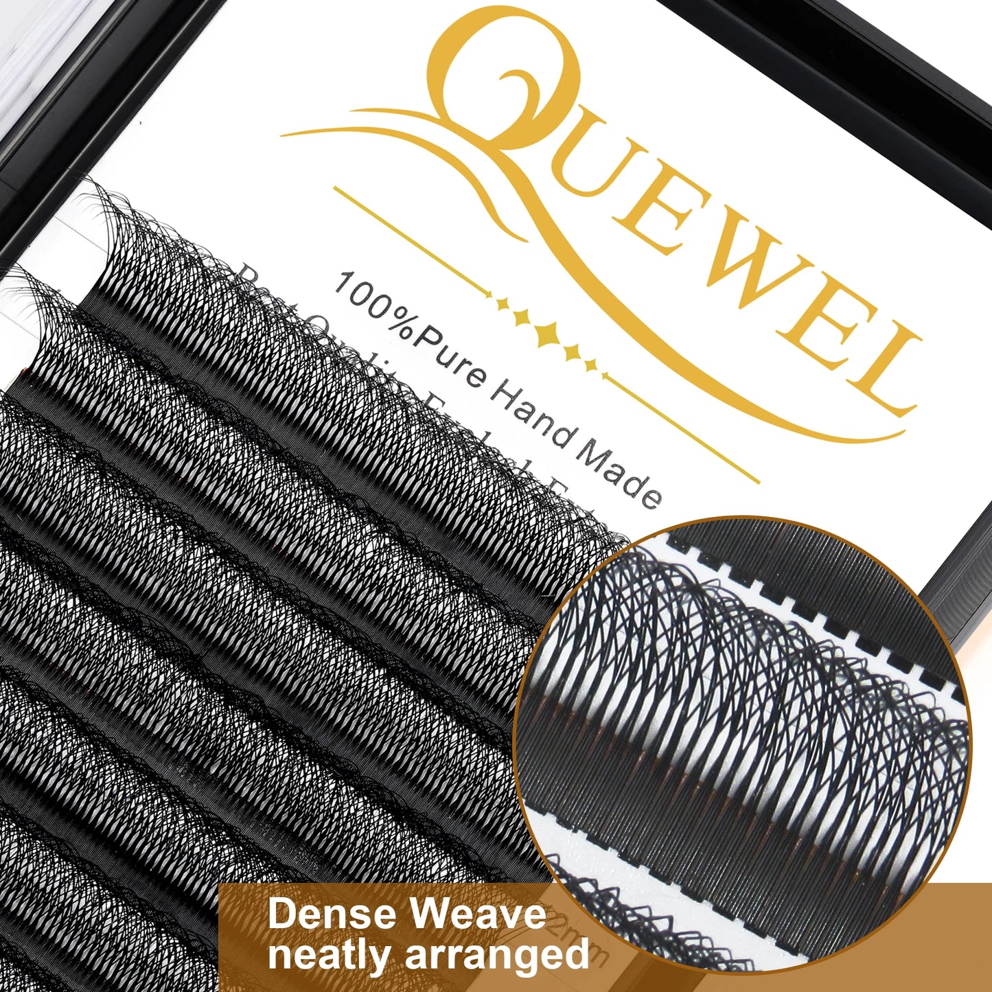 Quewel W Volume Eyelashes 3D/4D/5D/6D/8D Shape Eyelash Extensions Fans 8-14mm Curl New False Eye Lash Wholesale Makeup Tool