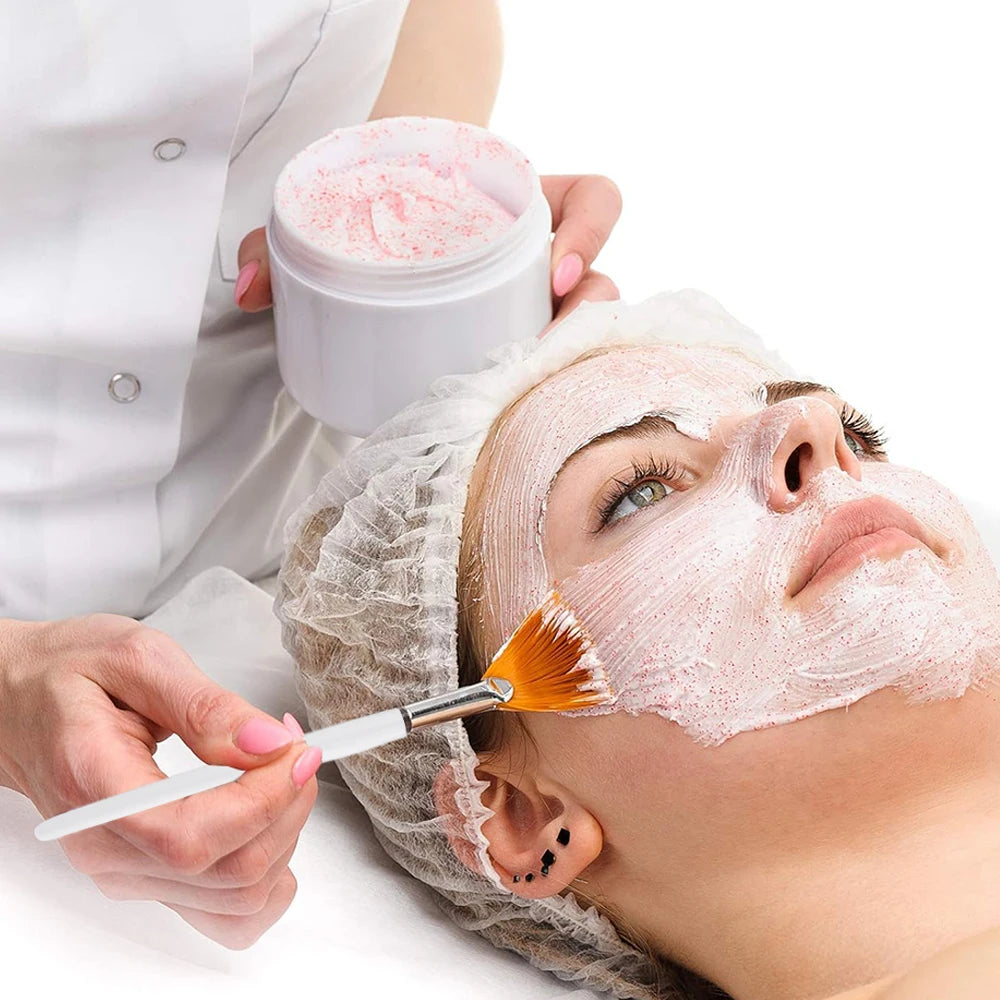 3/9 Pieces Facial Fan Mask Brushes Soft Mask Brush Applicator Esthetician Facial Mask Brushes For Women Girls Cosmetic Tools