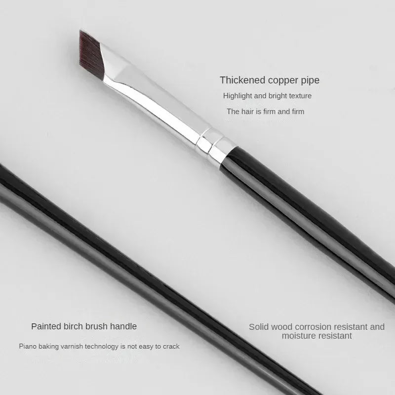 1/2/4/6/8/10/16Pcs Upgrade Blade Eyeliner Brush Ultra Thin Fine Angle Flat Eyebrow Brush Liner Brow Place Makeup Brush