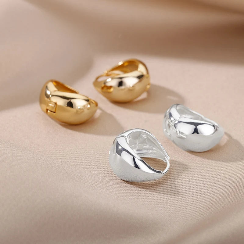Stainless Steel Earrings For Women Geometric Butterfly Twist Heart Zircon Earring Minimalist Wedding Aesthetic Jewelry Gift 2023