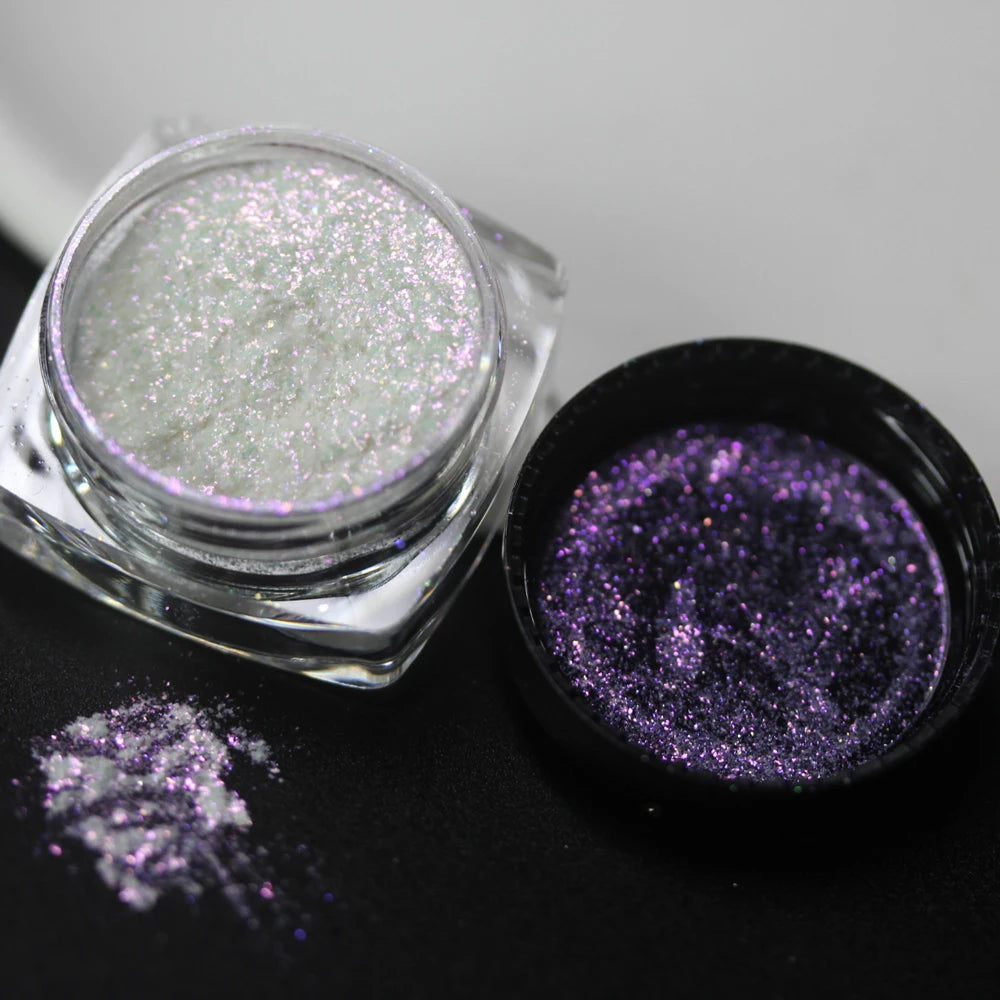 100colors Cosmetic Diamond Highlighter Pigment Eyes Loose Powder Makeup Pearlescent Shiny Eyeshadow Lipgloss Resin Craft DIY