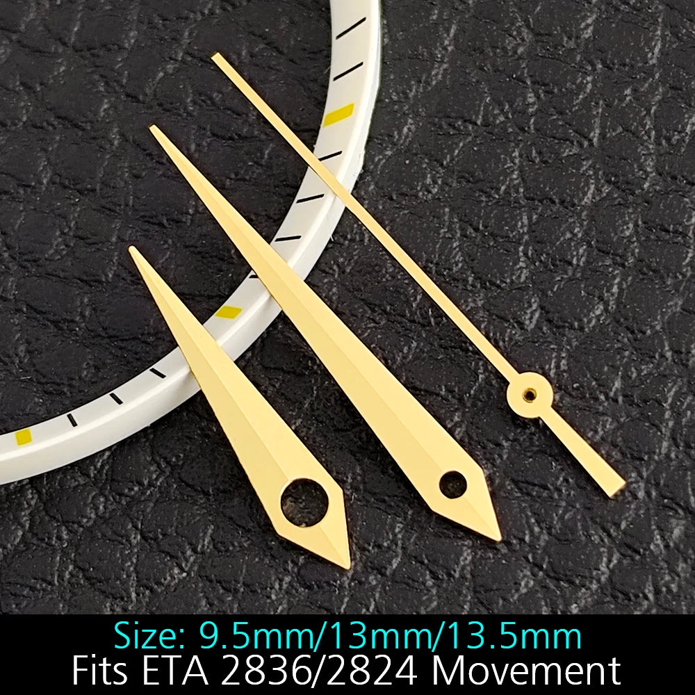 High Quality ETA-Series Hands Green Super Luminous Fits ETA 2824 2892 2836 2834 Movement Watch Accessories Watches For Men